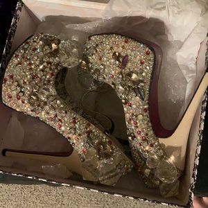 Swarovski crystal shoes